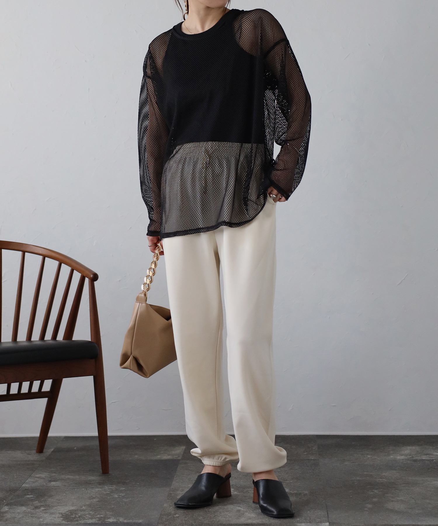 model:162cm  着用サイズ:FREE