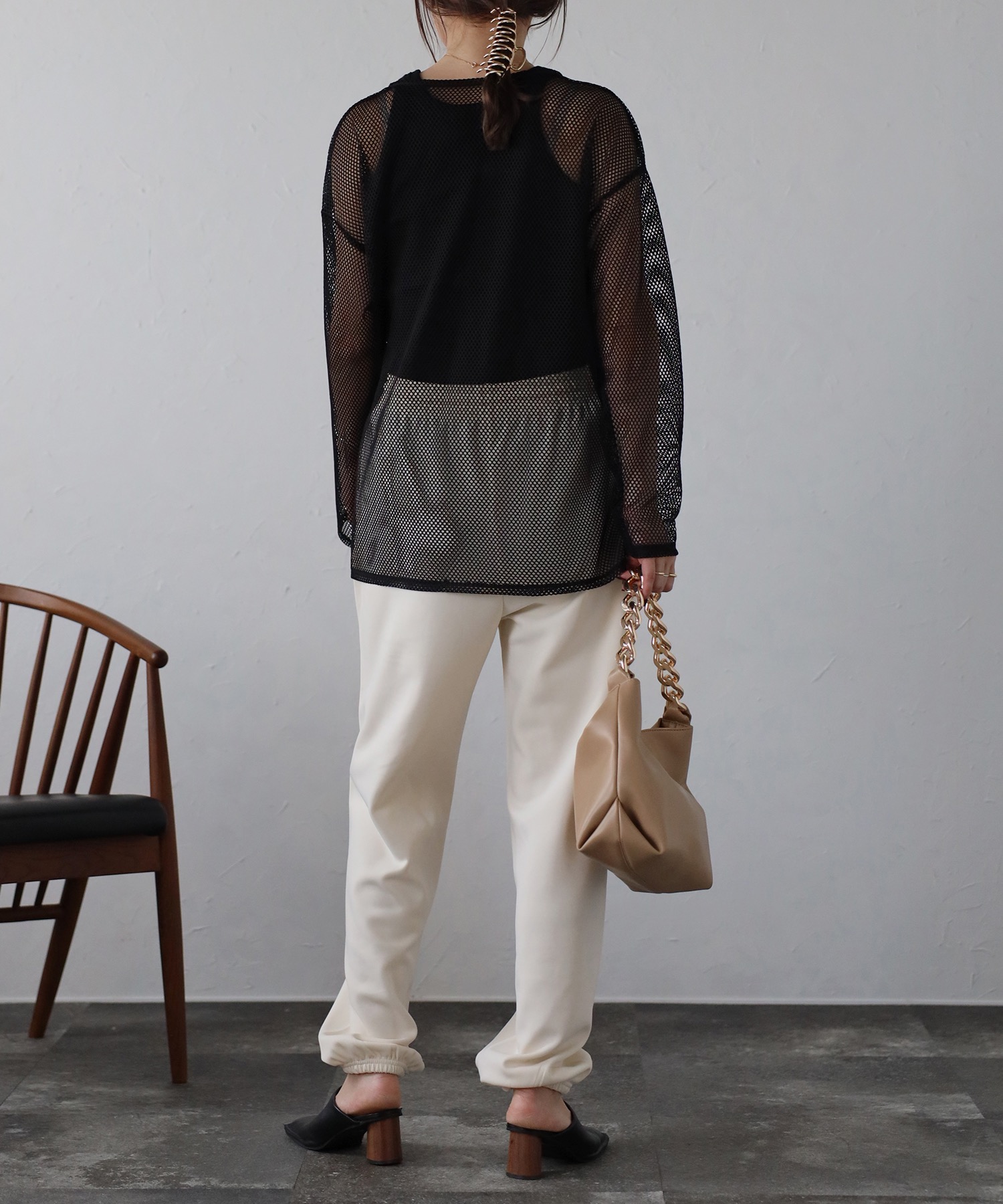 model:162cm  着用サイズ:FREE
