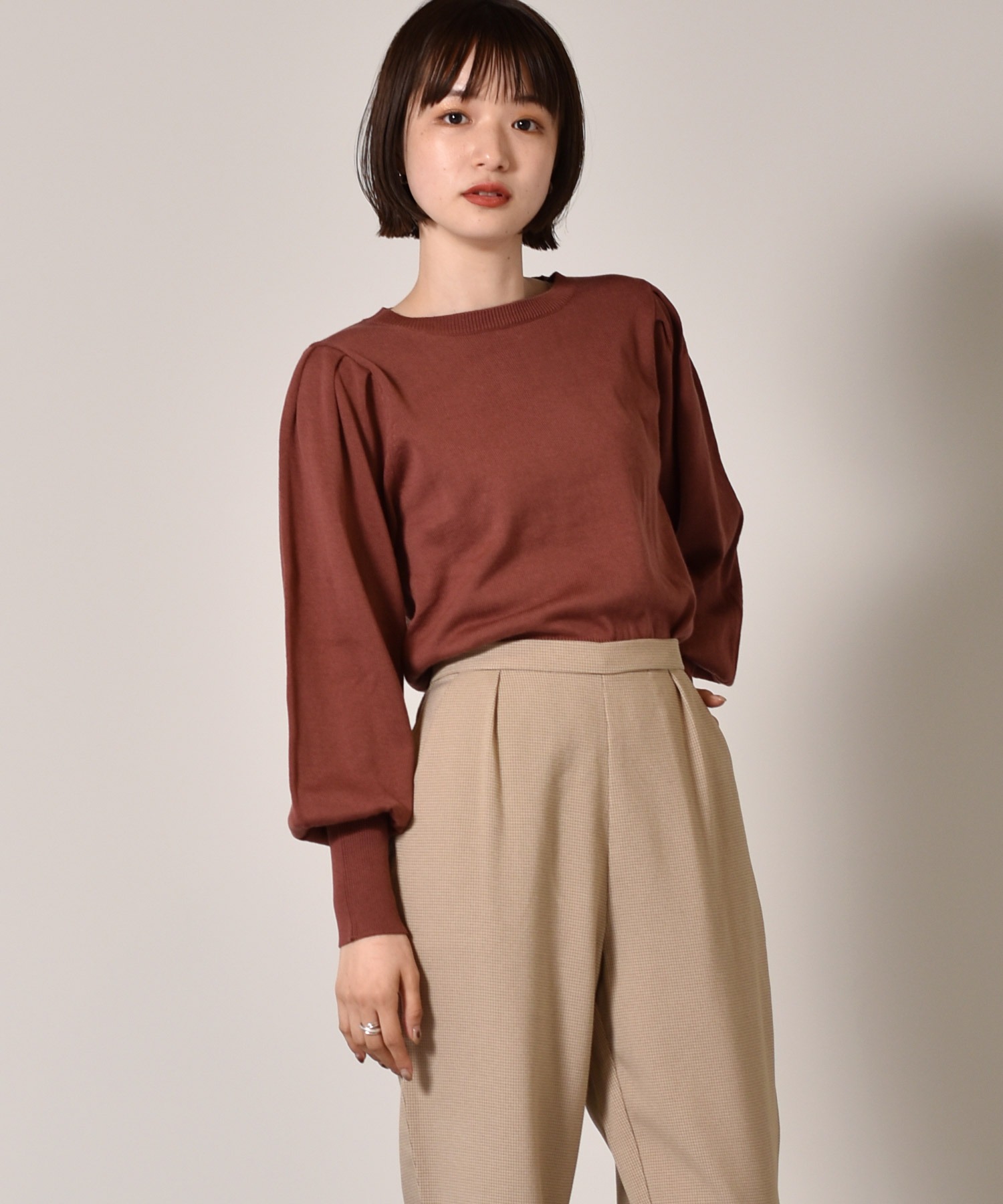 パワショルニットプルオーバー Retro Girl Retro Girl Online Store レトロガールオンラインストア