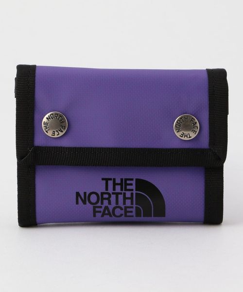 ＜coen コーエン＞ メンズ THE NORTH FACE(ザノースフェイス)Dot Wallet(ミニウォレット/ミニ財布/コインケース) パープル