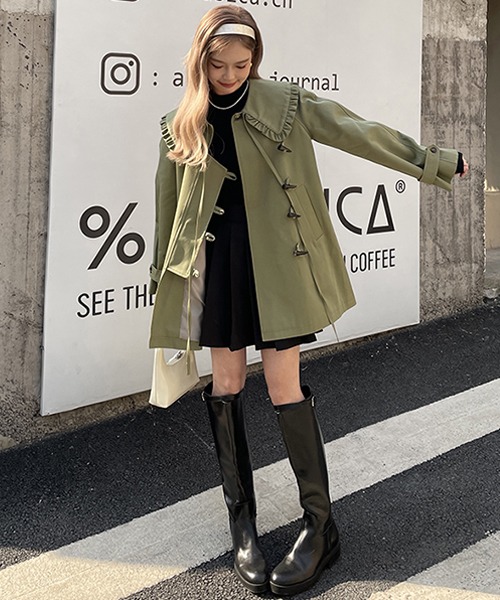 いただきあ 22SS Frill big collar coatの通販 by Y's shop|ラクマ