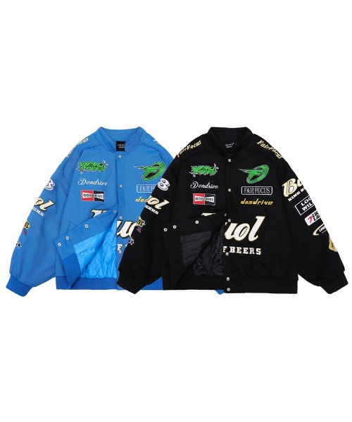 A'GEM/9 × .kom『.kom/ドットケーオーエム』Biker/Racing Jacket