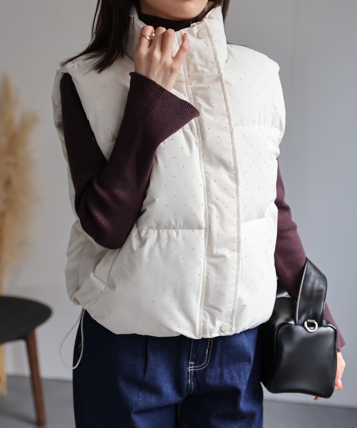 model：162cm 着用サイズ：F
