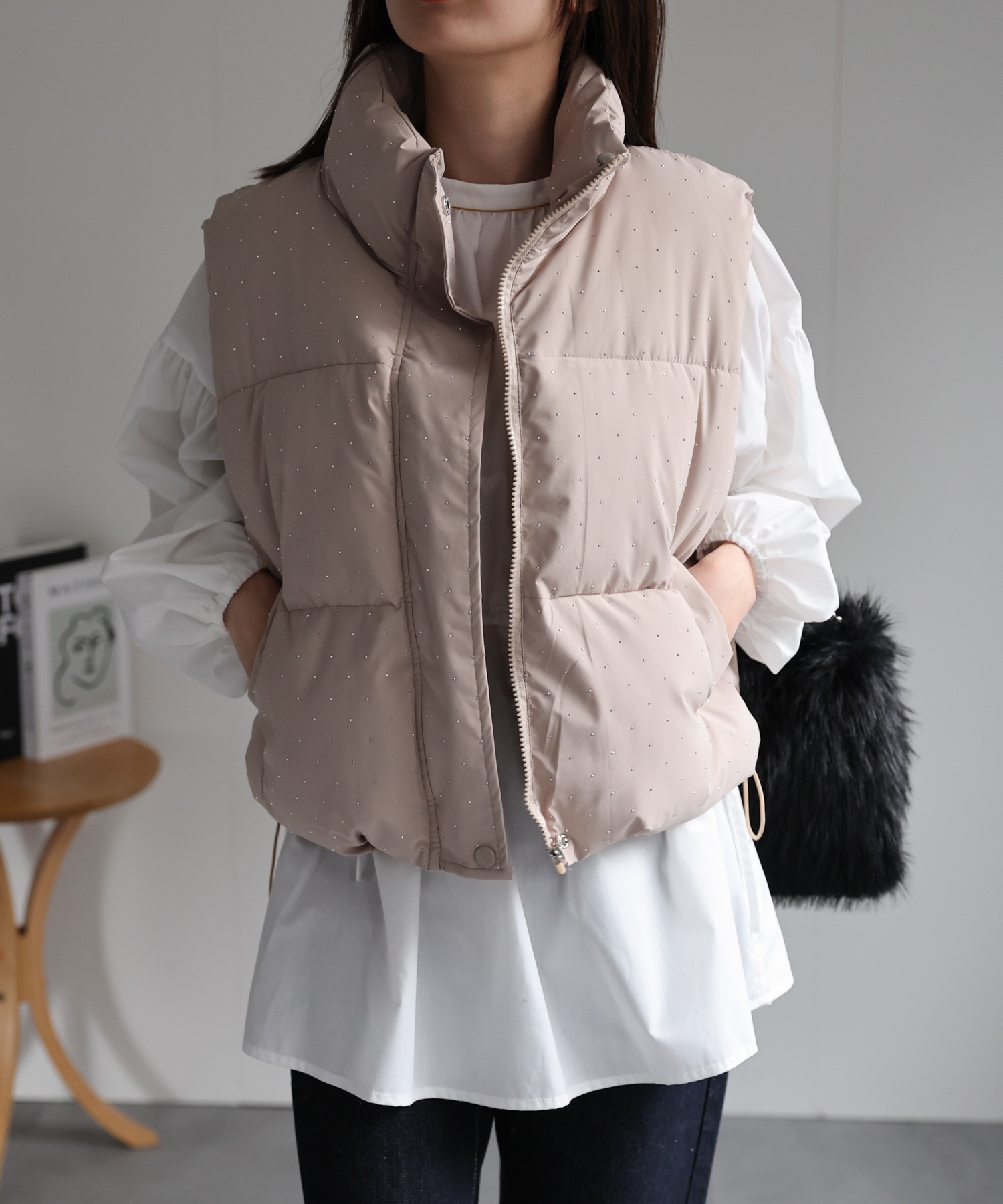 model：162cm 着用サイズ：F