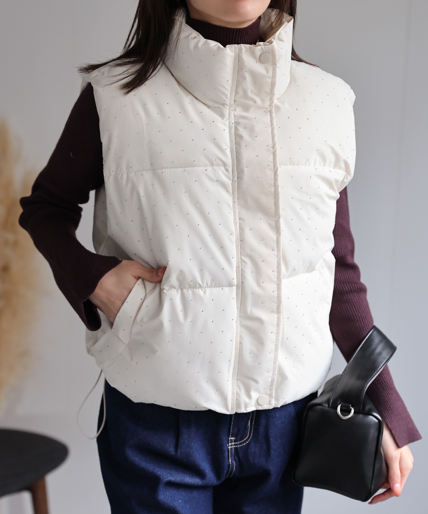 model：162cm 着用サイズ：F