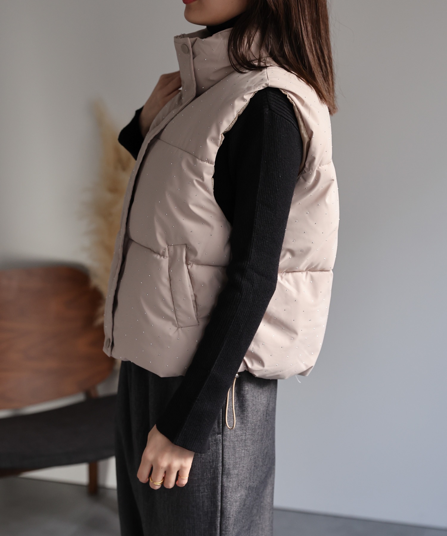 model：162cm 着用サイズ：F