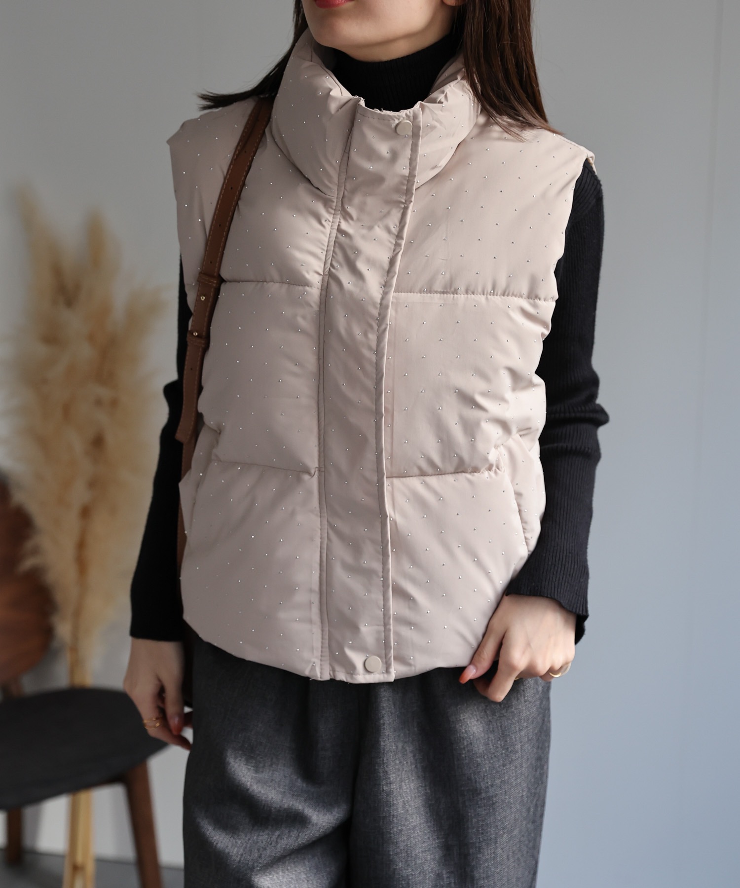 model：162cm 着用サイズ：F