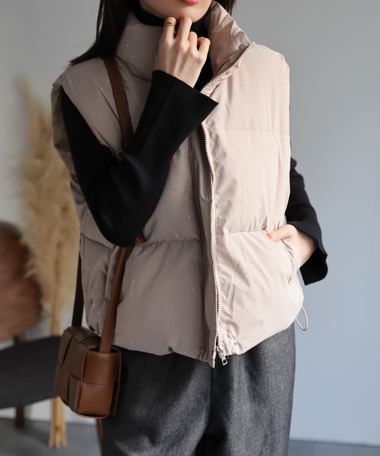 model：162cm 着用サイズ：F