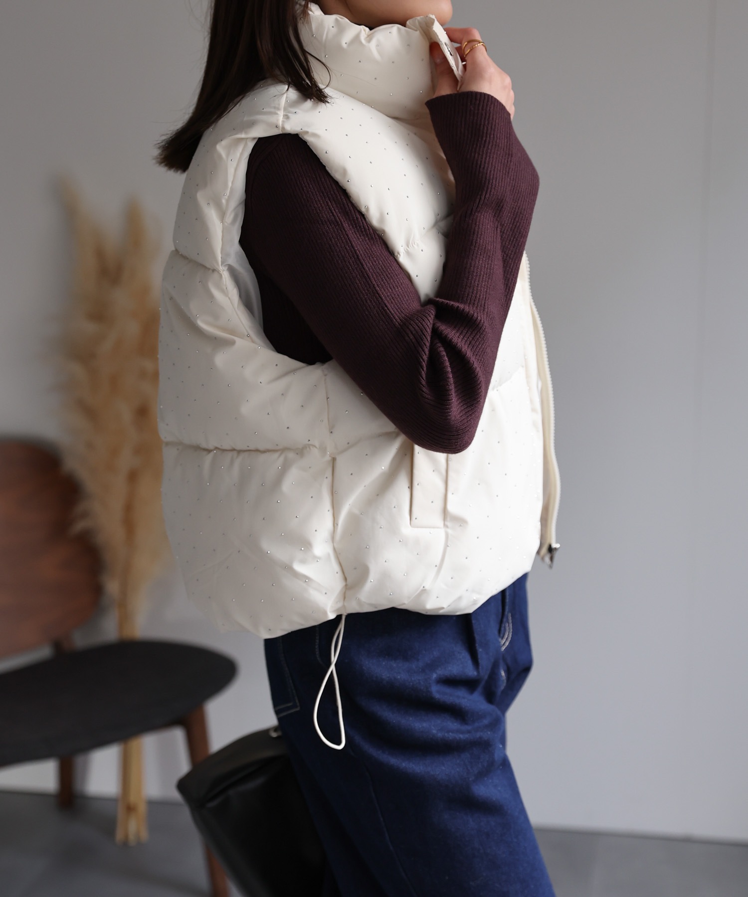 model：162cm 着用サイズ：F