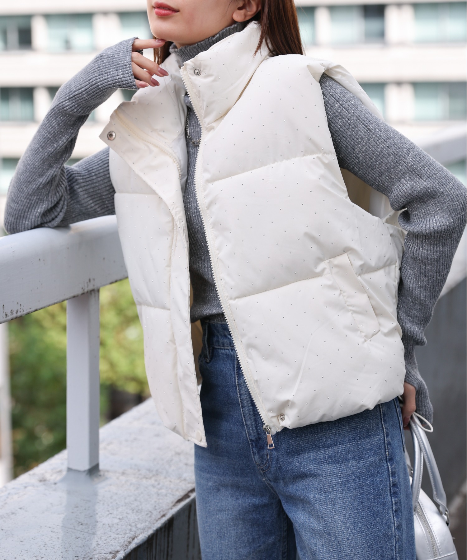 model：162cm 着用サイズ：F