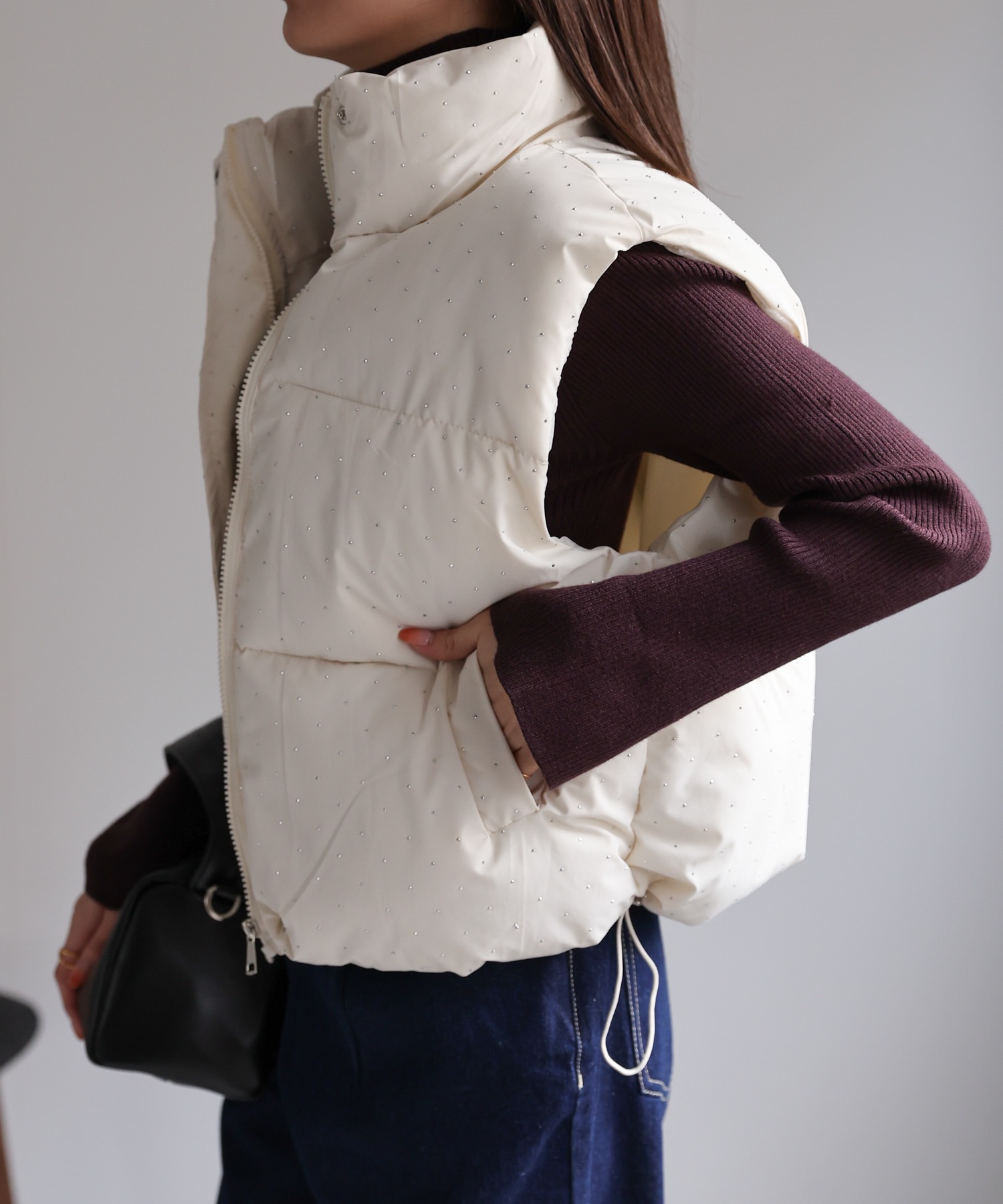 model：162cm 着用サイズ：F