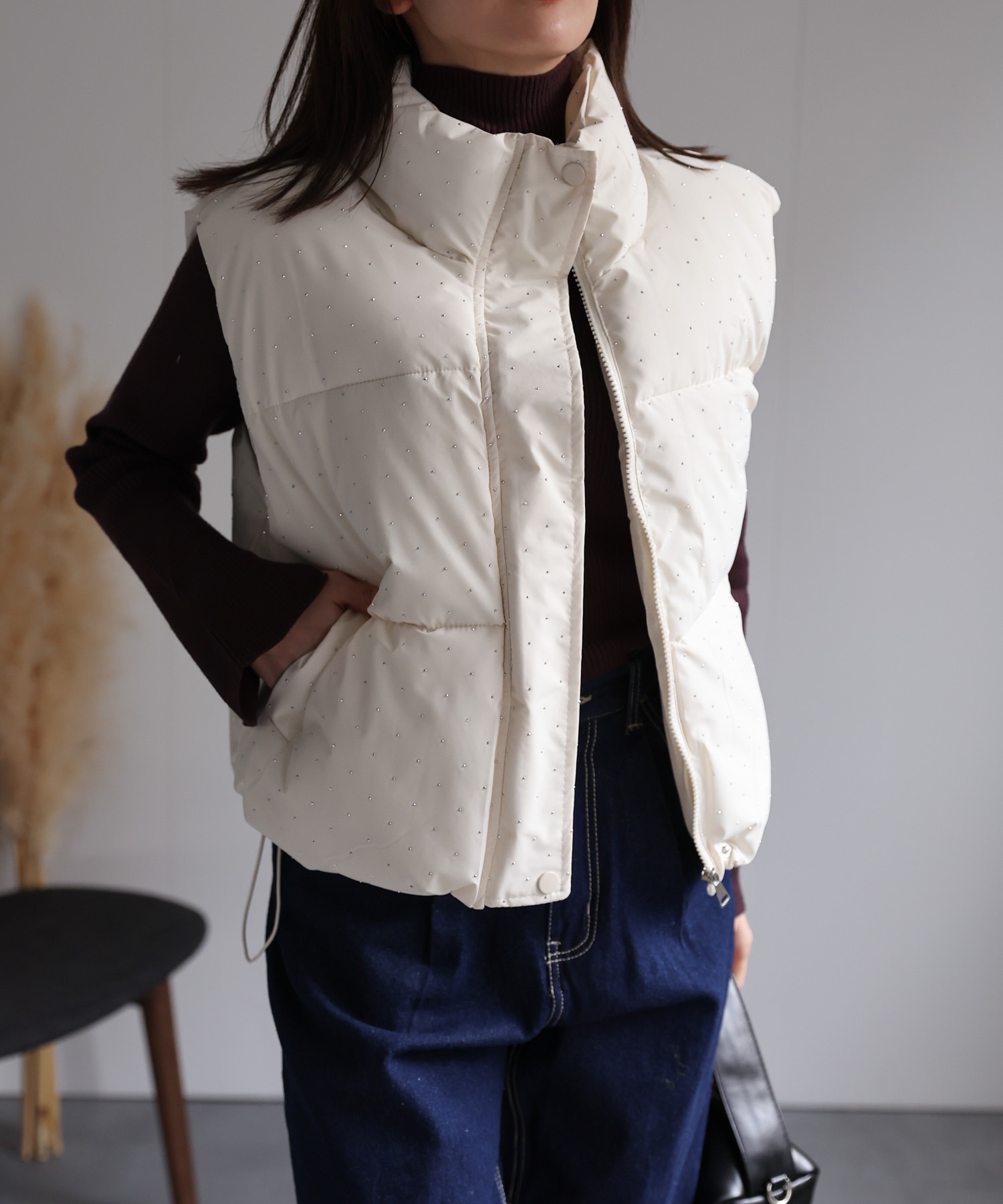 model：162cm 着用サイズ：F