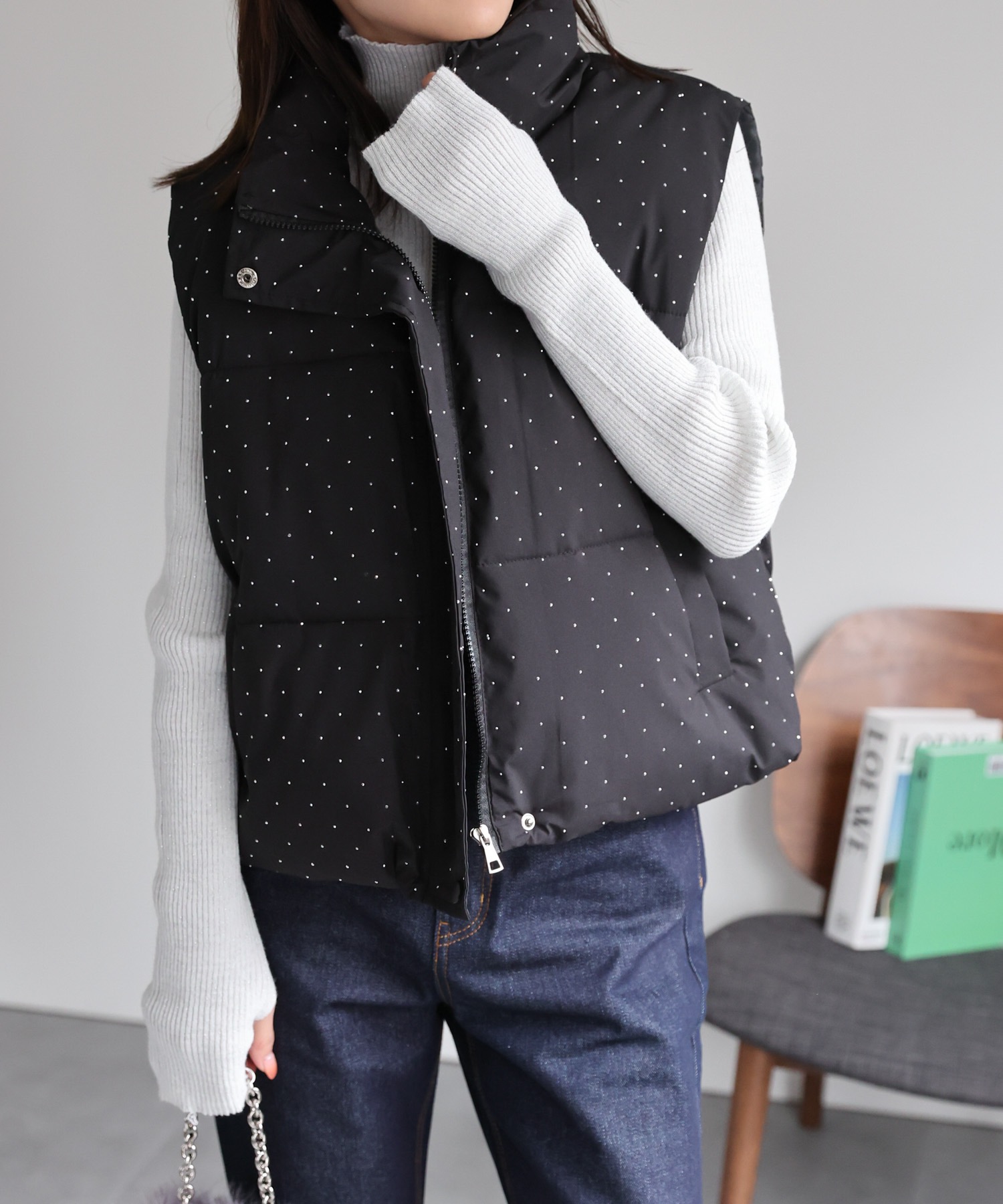 model：162cm 着用サイズ：F