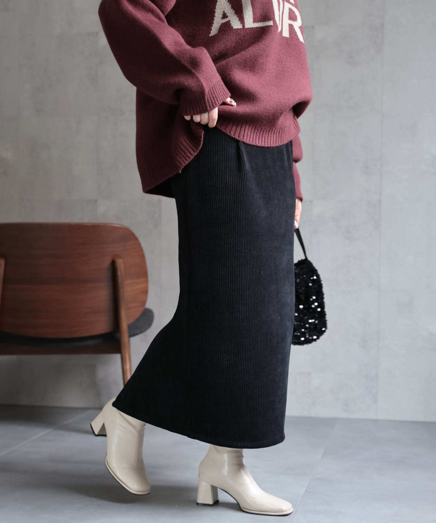 model：158cm 着用サイズ：FREE