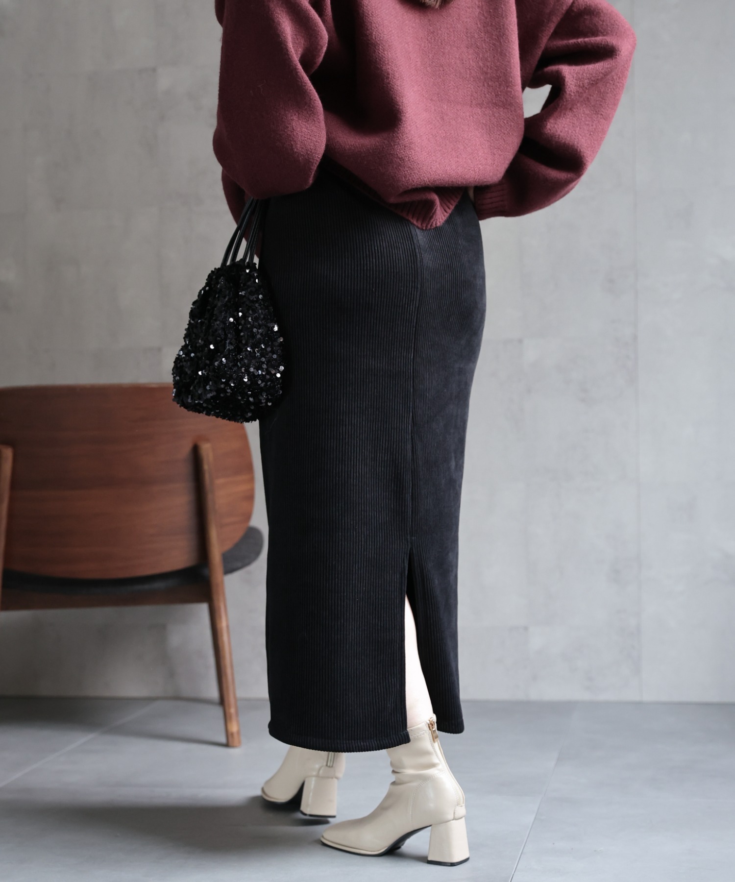 model：158cm 着用サイズ：FREE