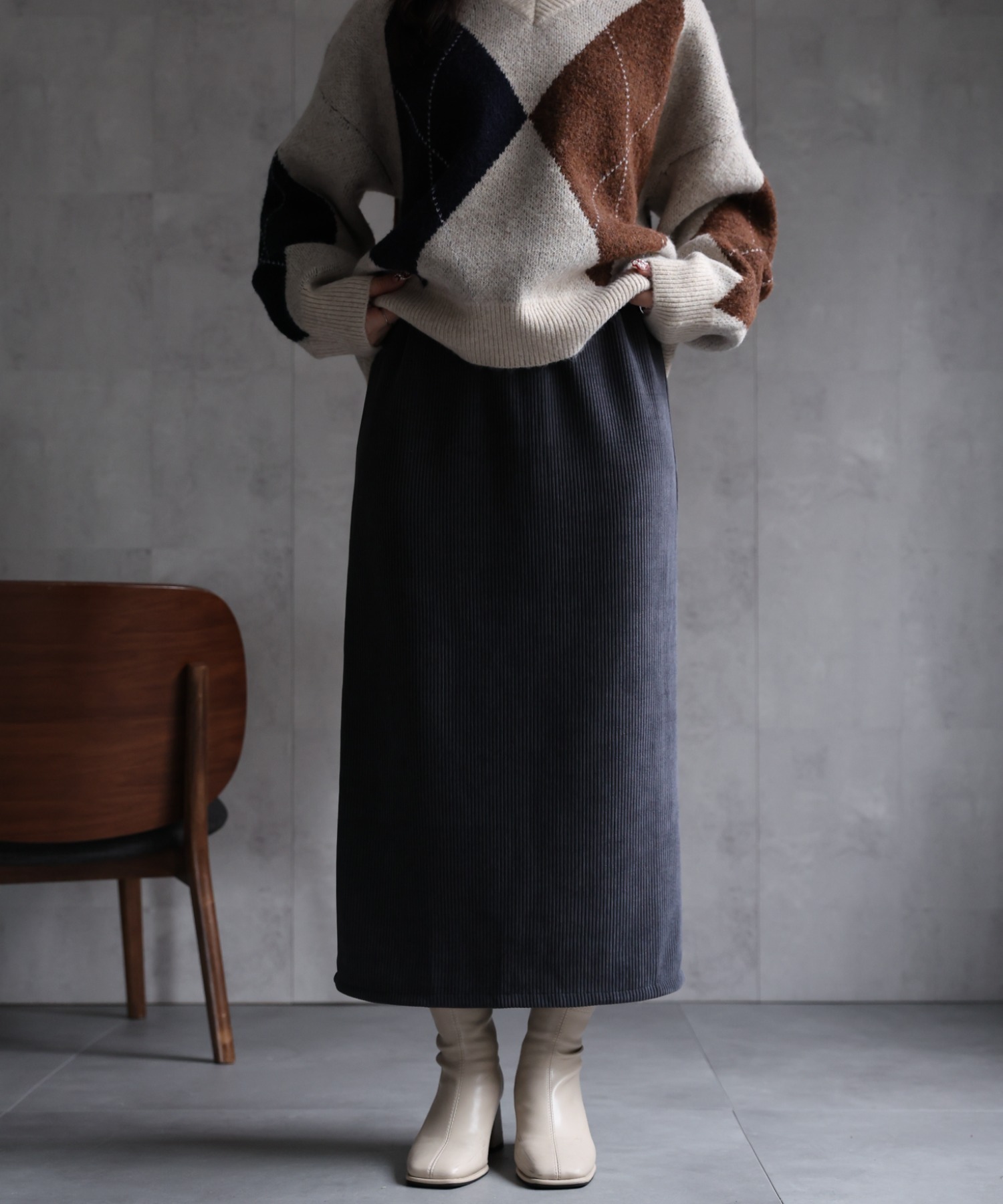 model：158cm 着用サイズ：FREE