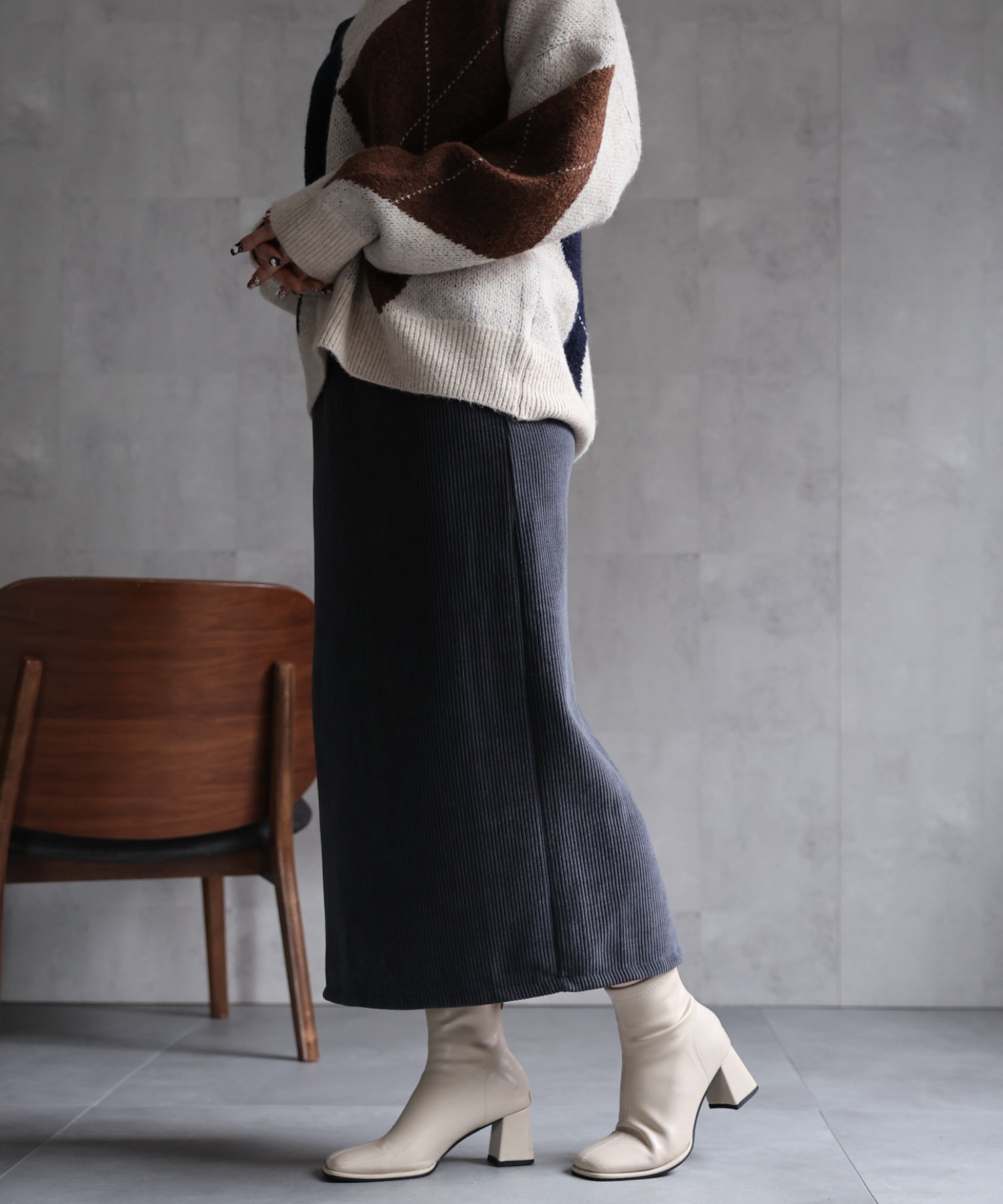model：158cm 着用サイズ：FREE