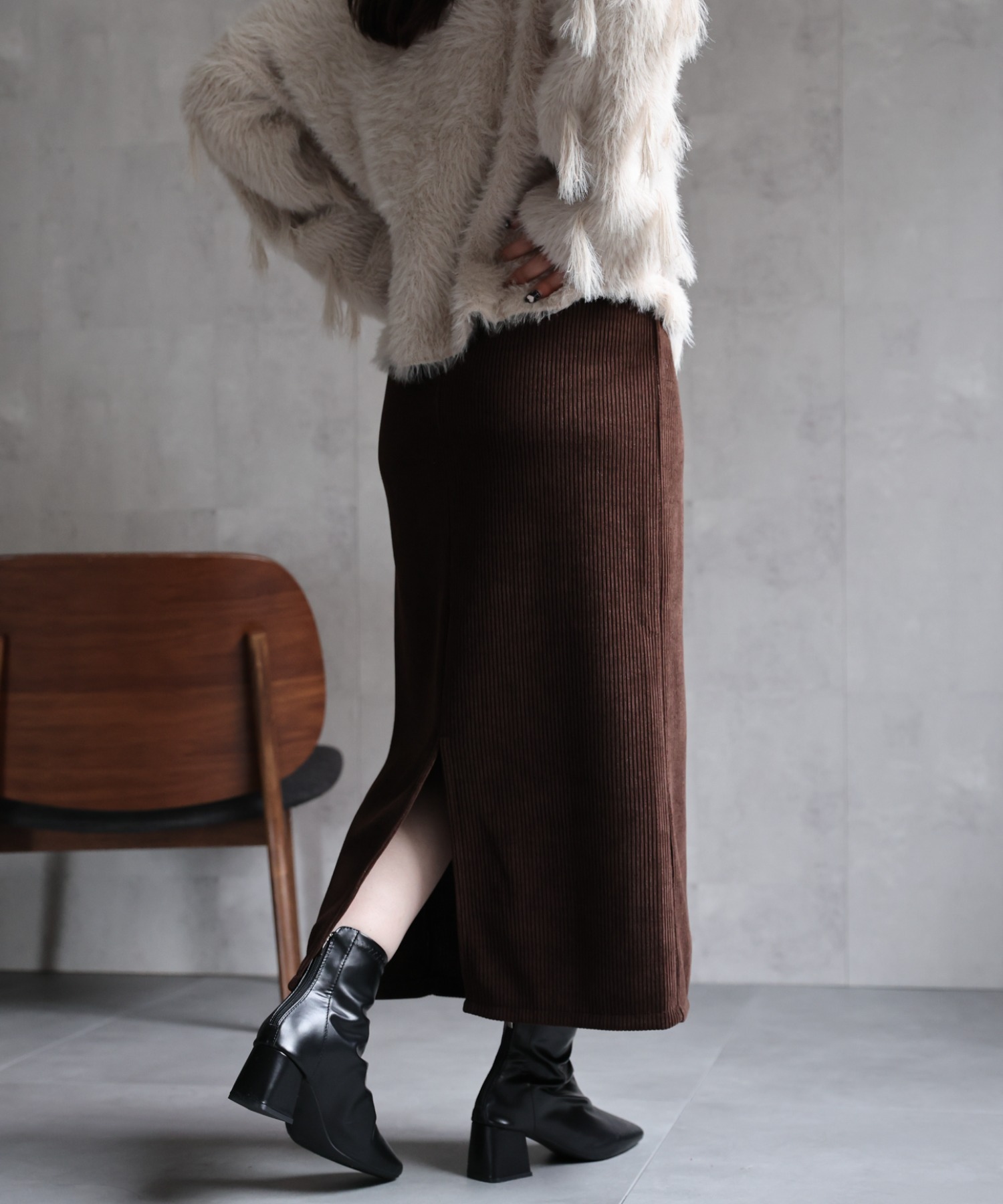 model：158cm 着用サイズ：FREE
