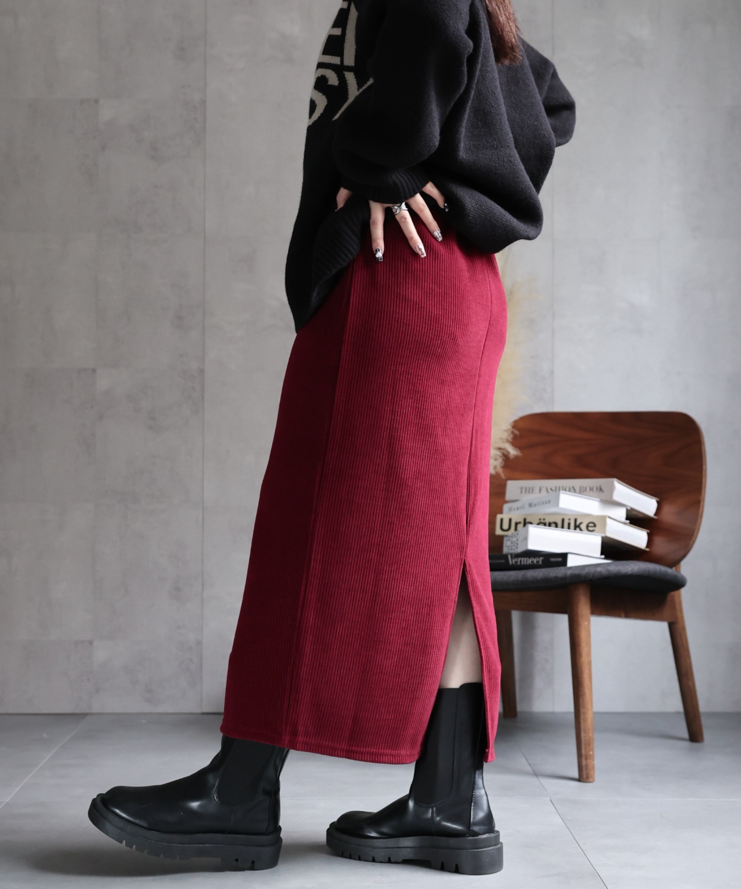 model：158cm 着用サイズ：FREE
