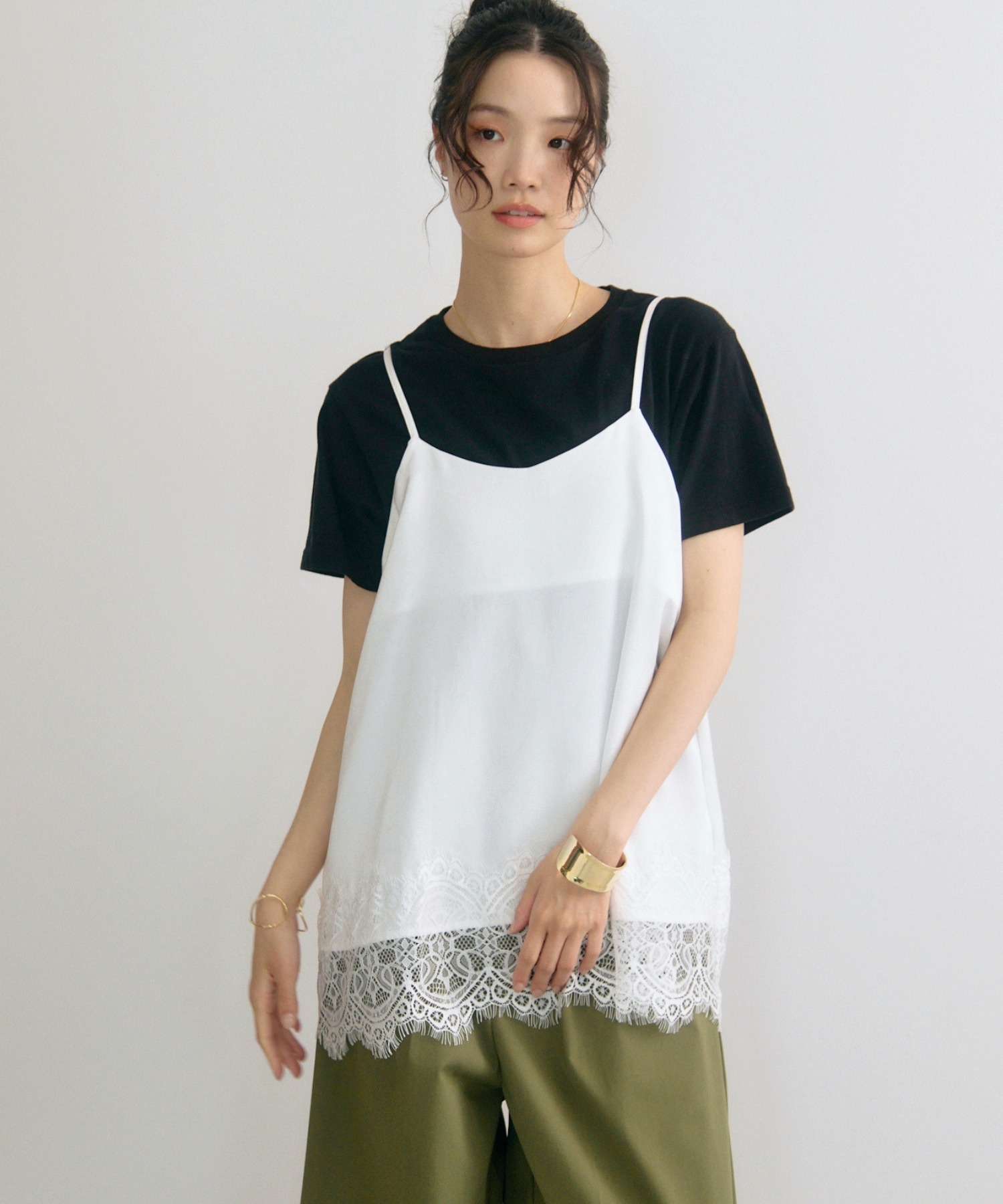 model：H168 着用サイズ：FREE