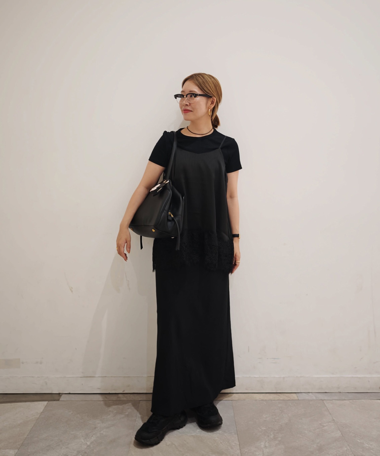 model：H160 着用サイズ：FREE
