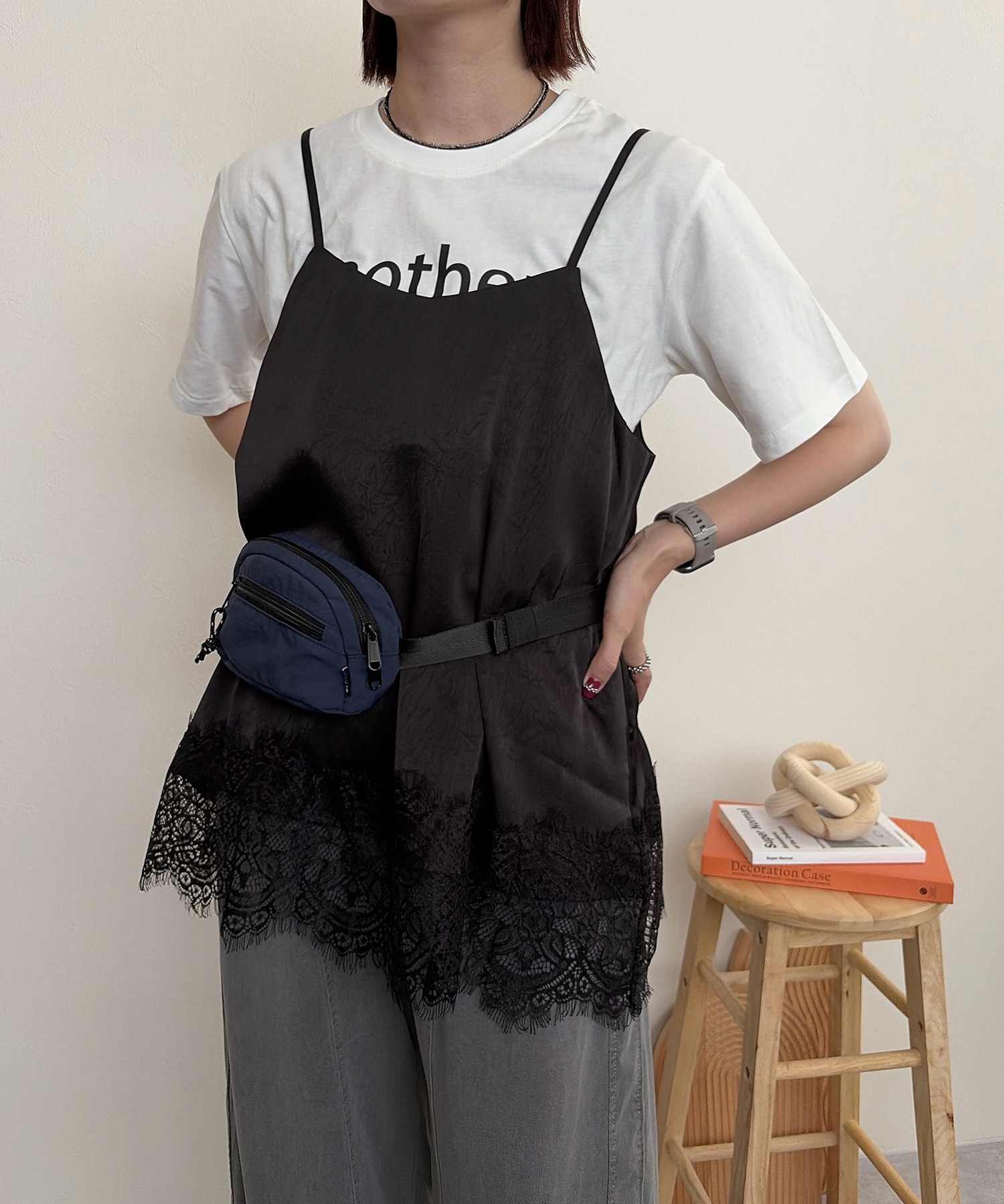 model：H162 着用サイズ：FREE