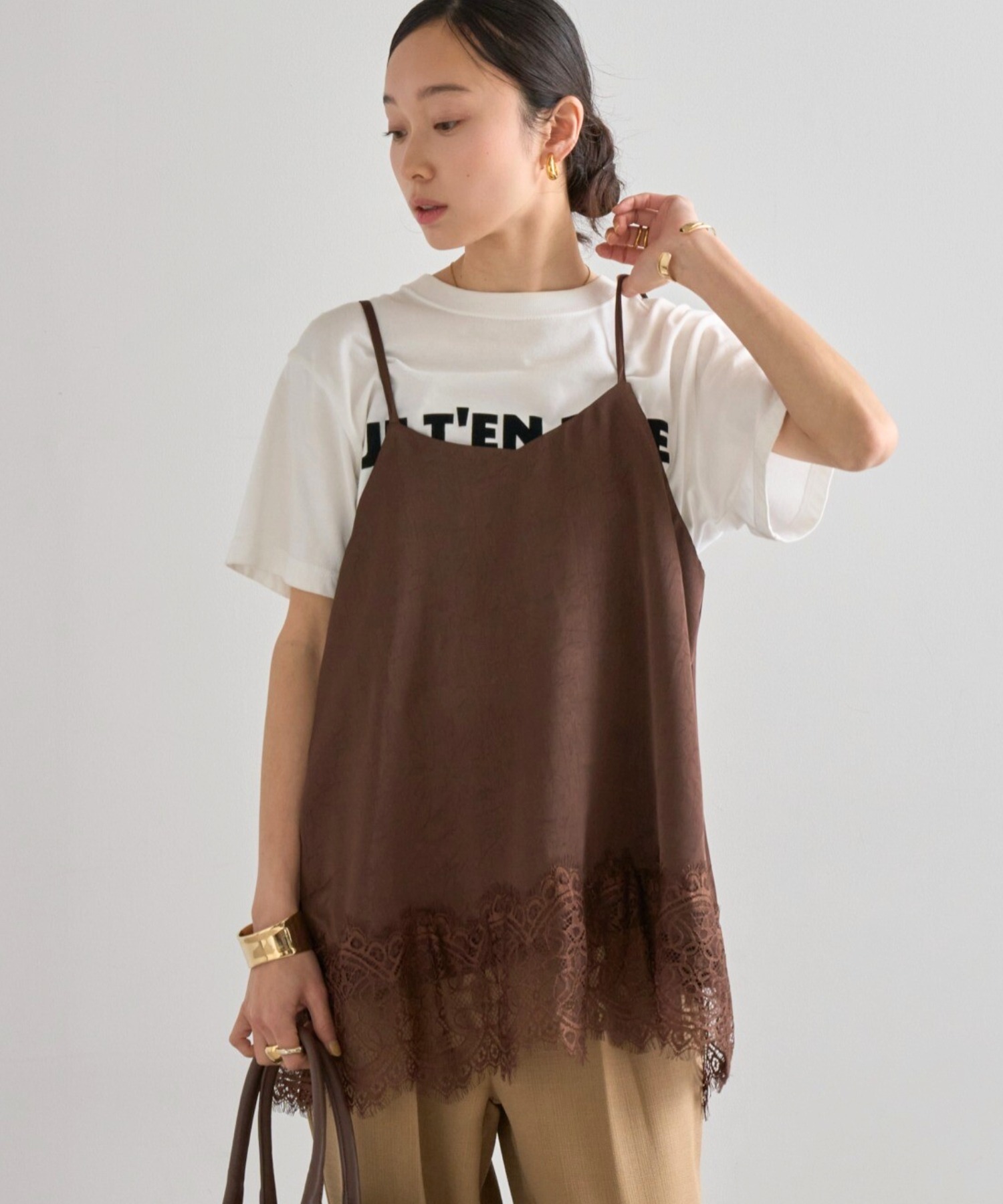 model：H161 着用サイズ：FREE