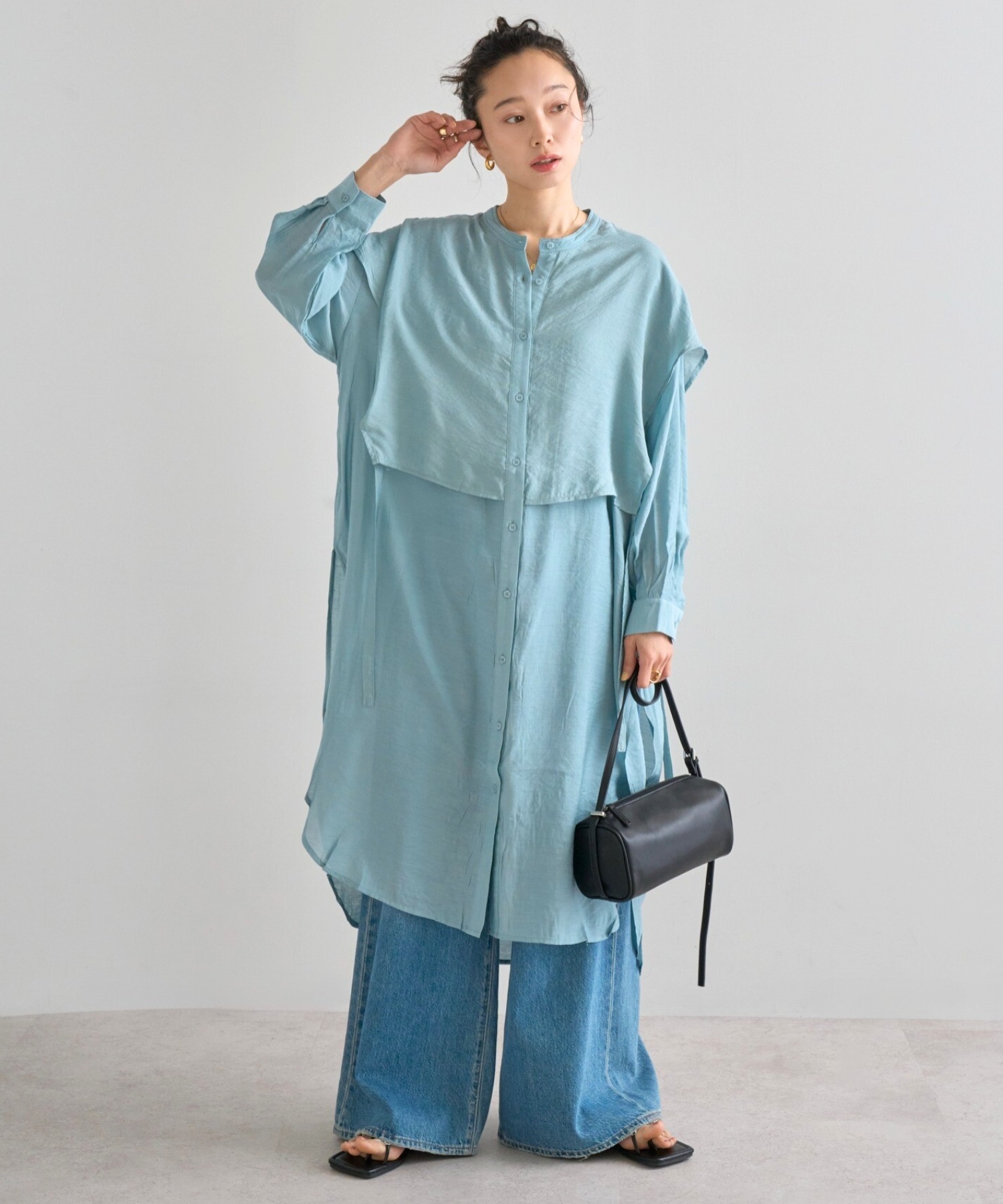 model：H161 着用サイズ：FREE