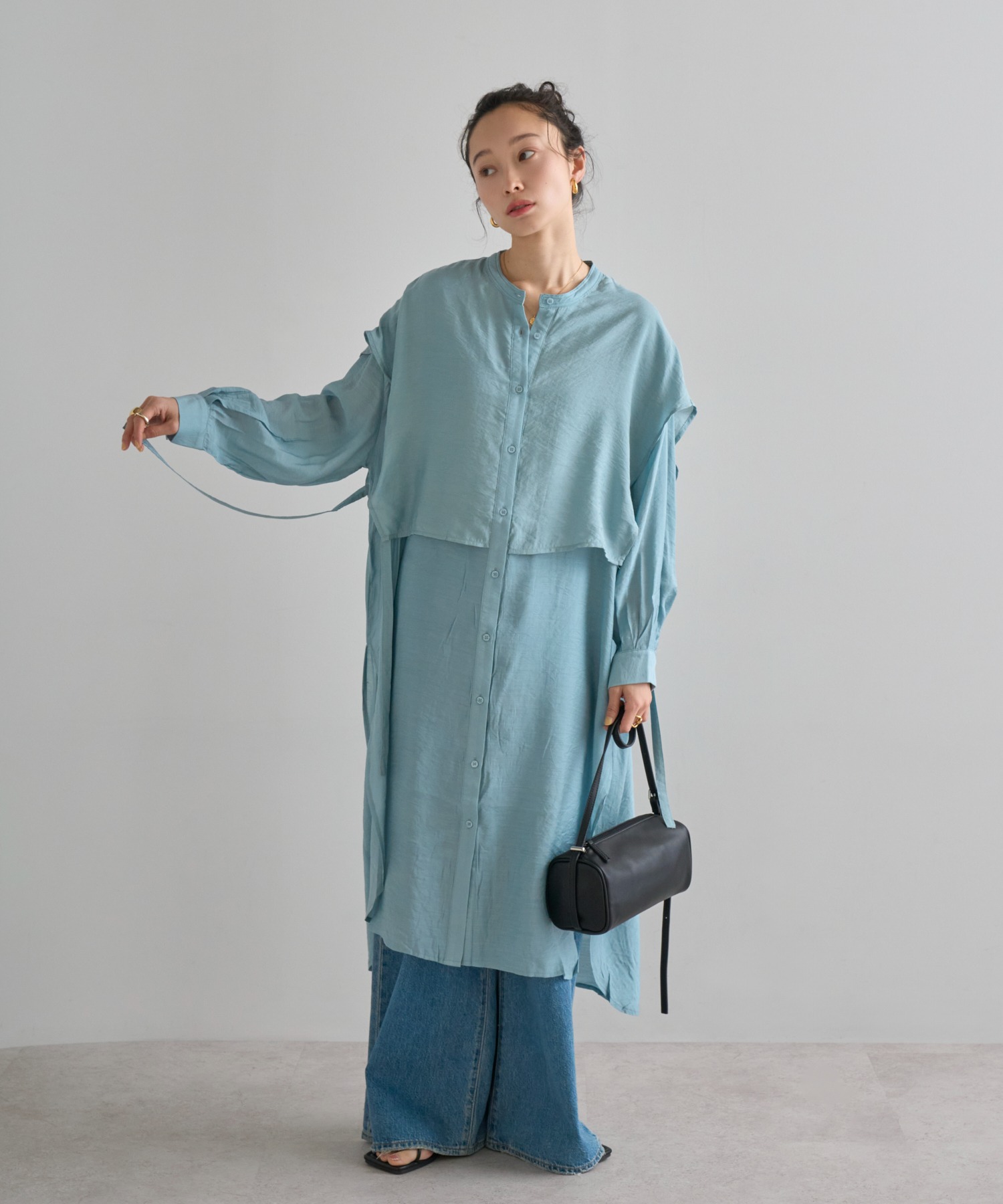 model：H161 着用サイズ：FREE