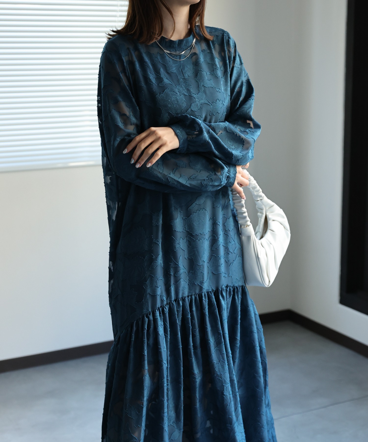 model:162cm 　着用サイズ：FREE(Mサイズ相当)