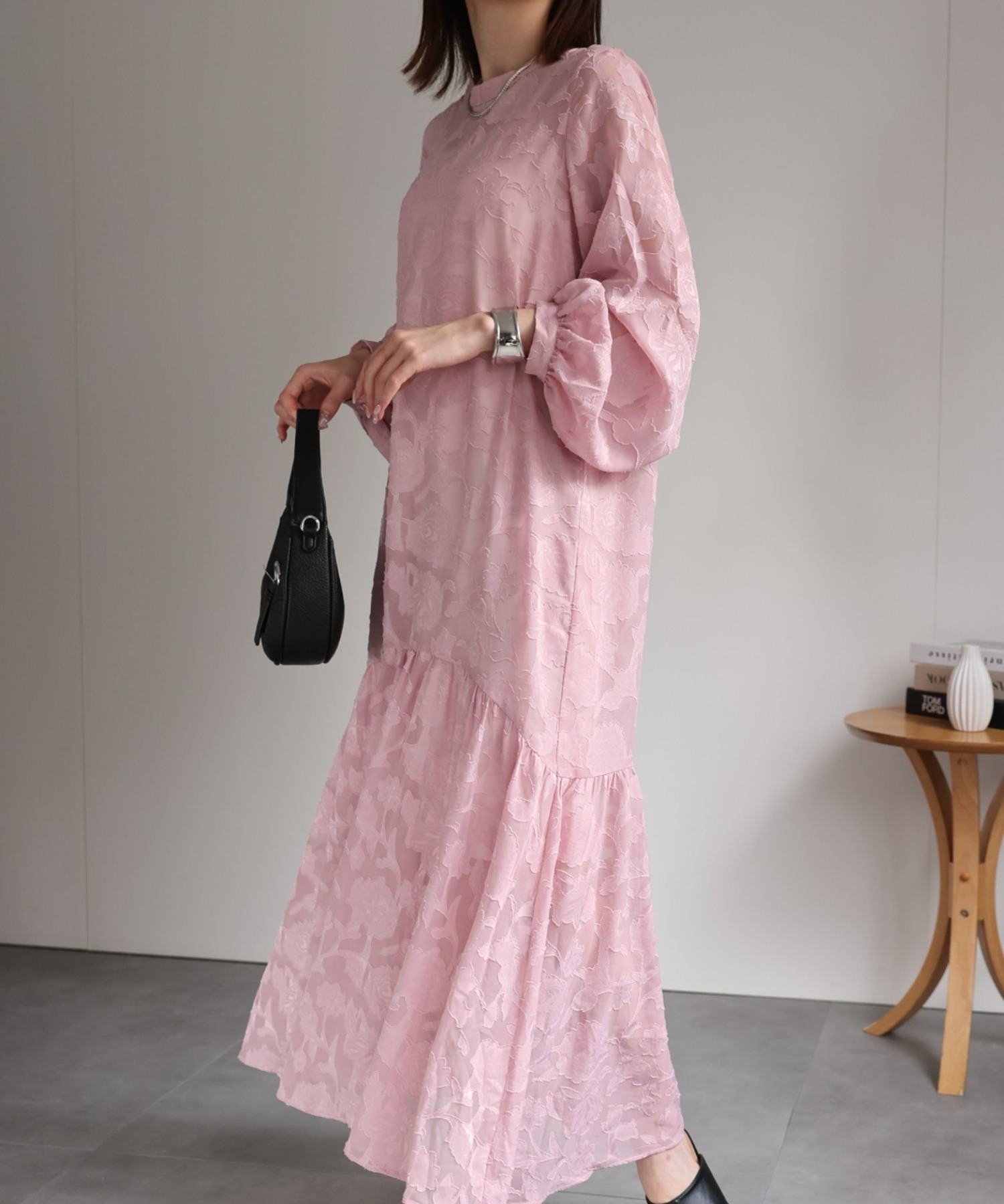 model:162cm 　着用サイズ：FREE(Mサイズ相当)