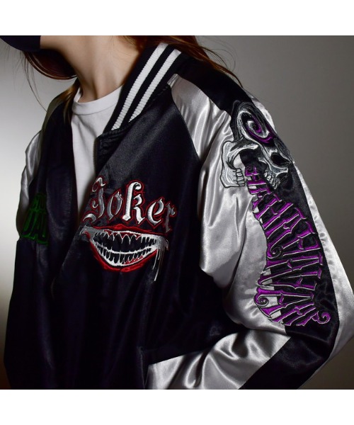 DC COMIC 】 バットマン スカジャン L (ダークナイト/ダーク