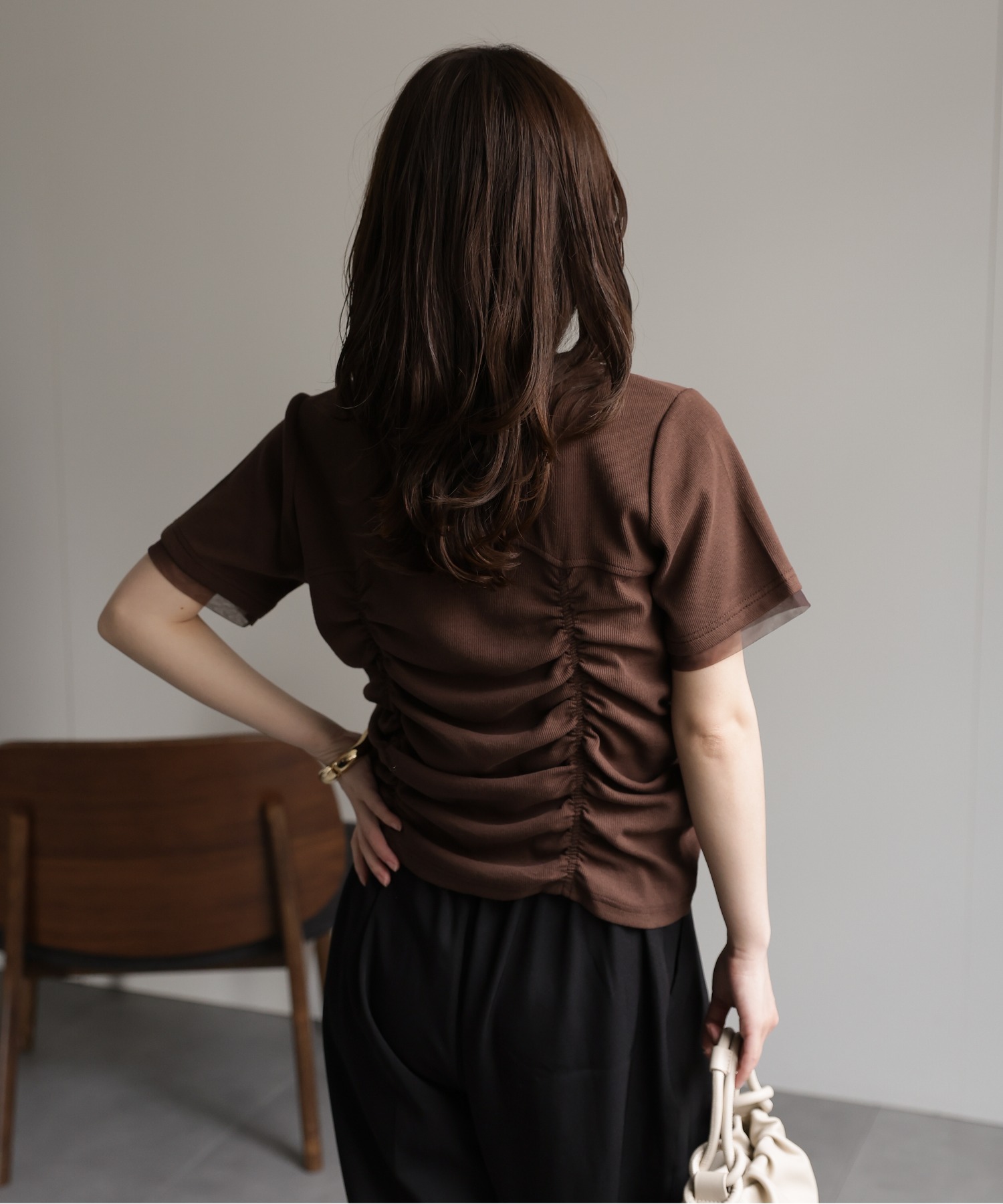 model：156cm 着用サイズ：FREE