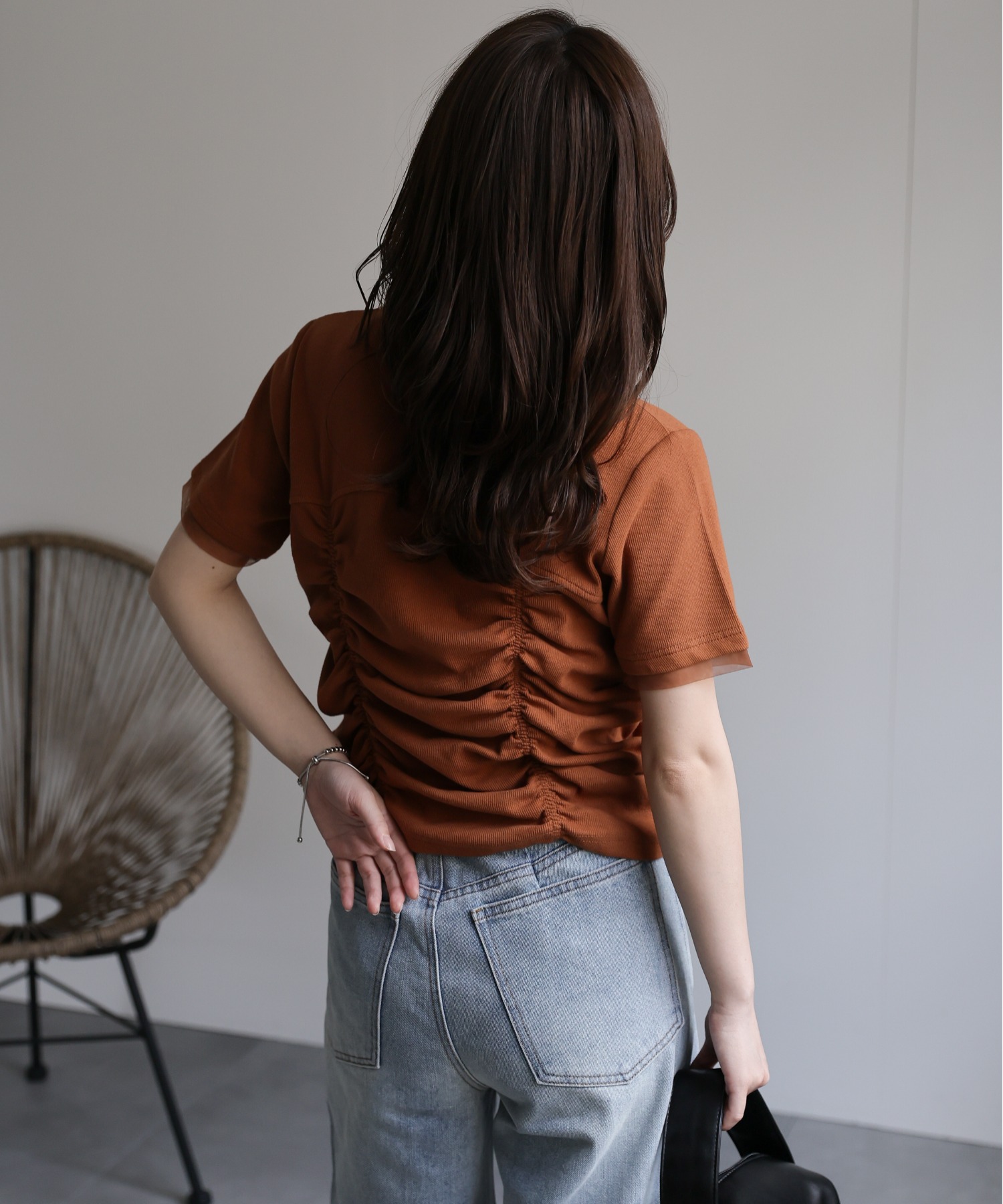 model：156cm 着用サイズ：FREE