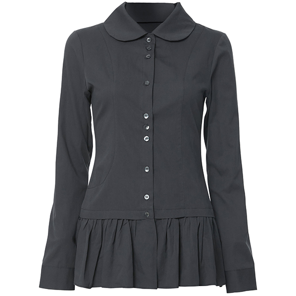 Dani Frill Shirts (FL‑188_Charcoal)