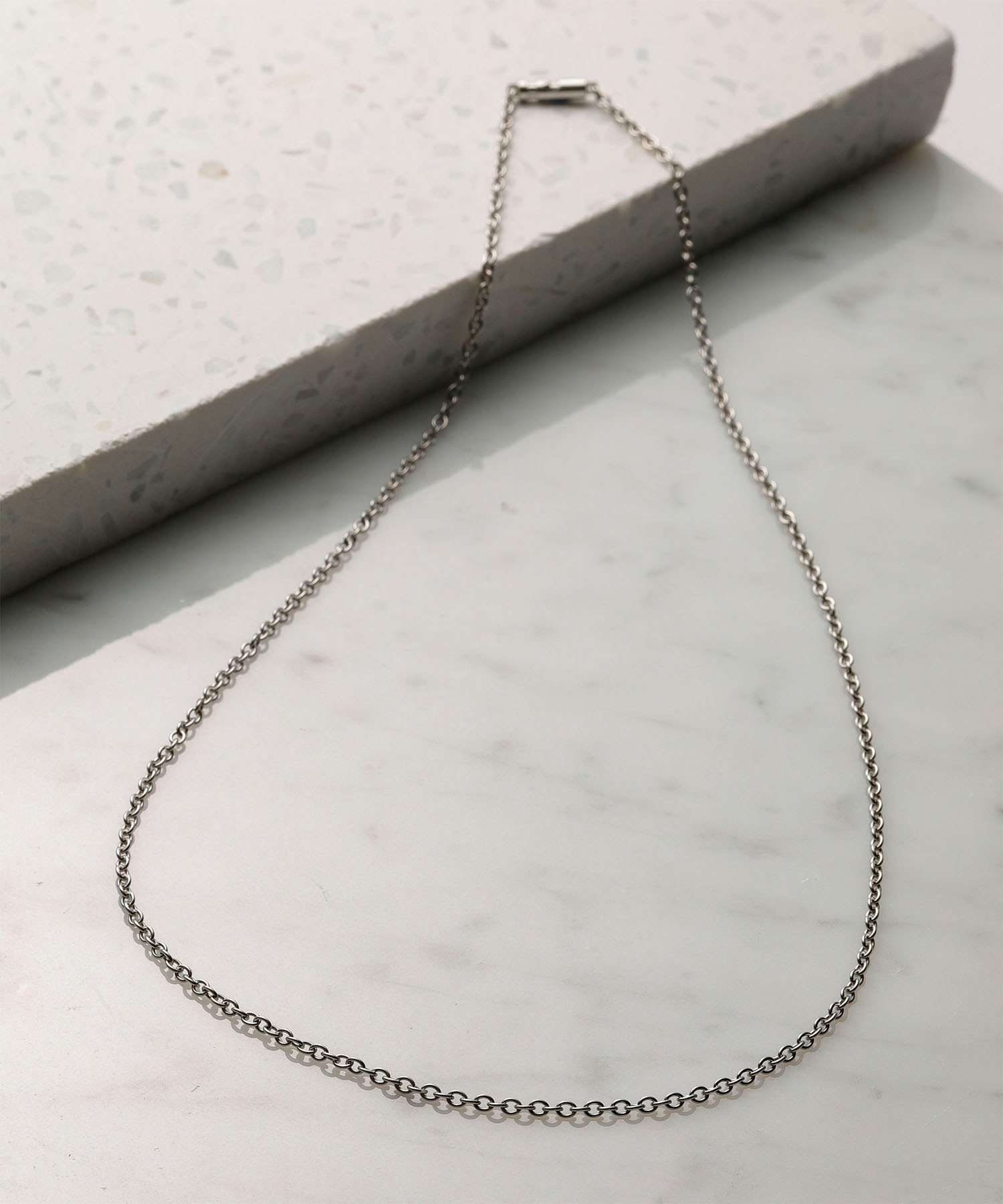 MAIN 【60％OFF】 ATTRACTION 55 Stainless Steel Chain Necklace 3周年記念イベントが