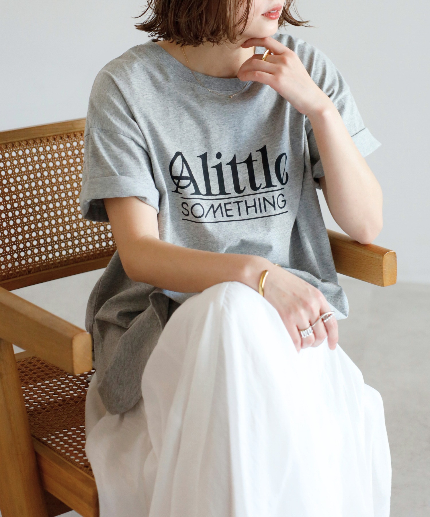 model：H158 着用サイズ：FREE