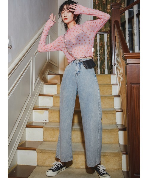 A'GEM/9 × .kom『.kom/ドットケーオーエム』クロップド丈