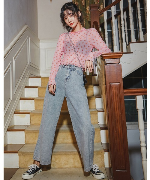 COMME des GARCONS シースルー ドットデザインカットソー