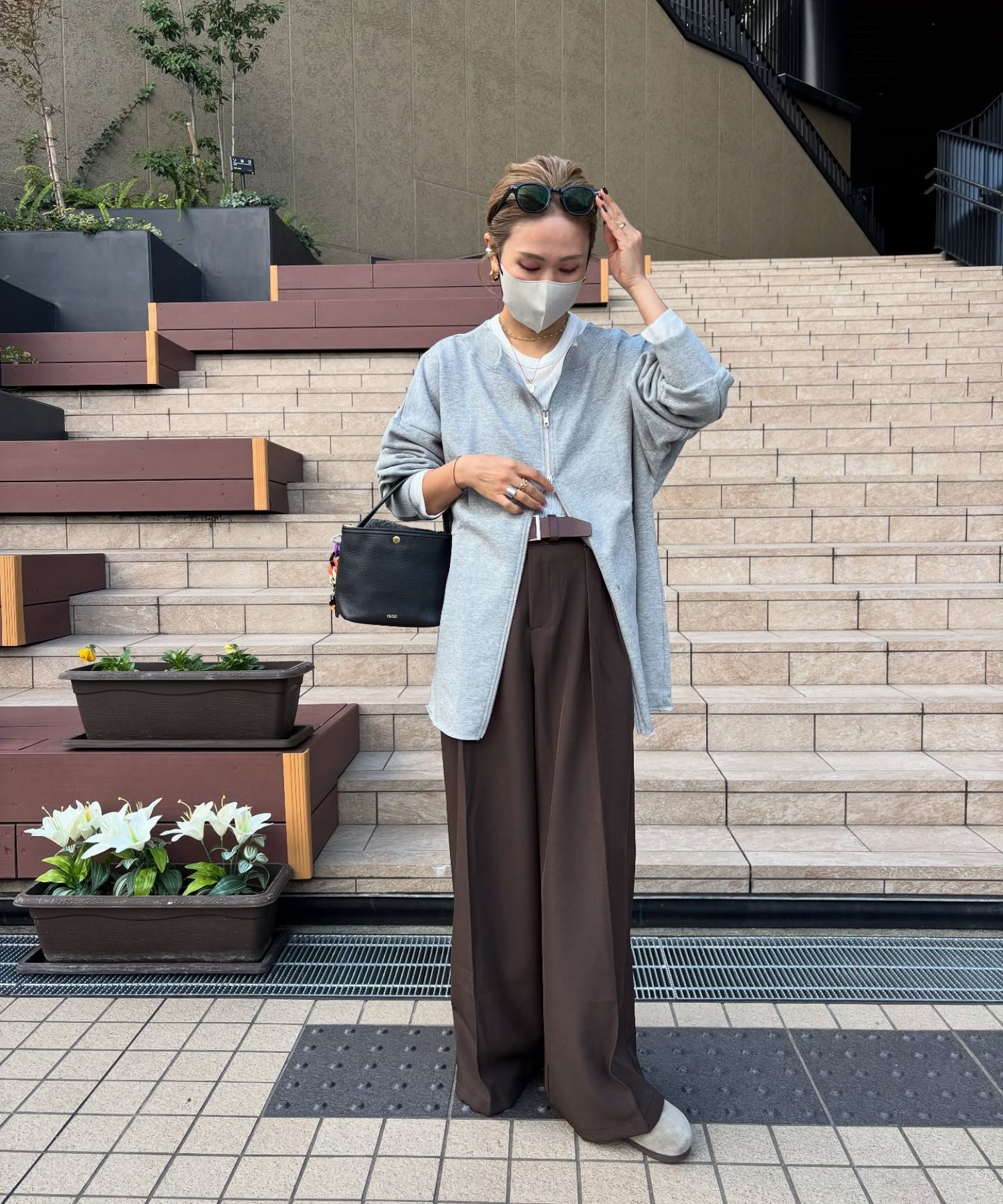 model：H152 着用サイズ：FREE
