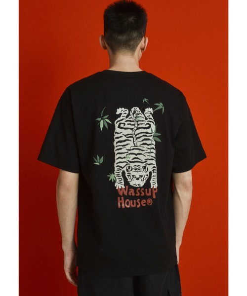 A'GEM/9 × .kom『WASSUP/ワズアップ』Tiger Design Tee