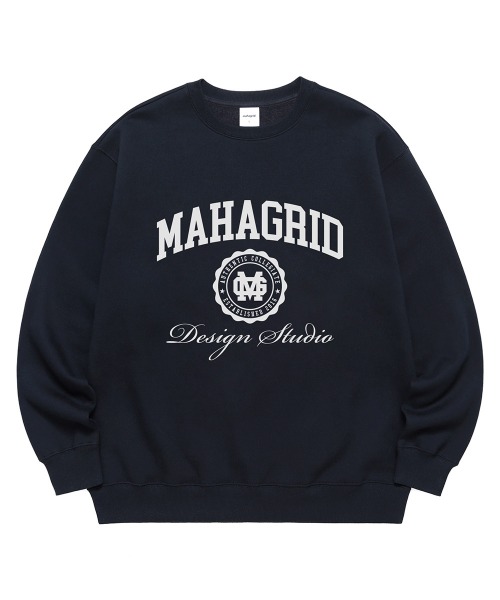 mahagrid/マハグリッド』AUTHENTIC SWEATSHIRT/カレッジロゴ ロング