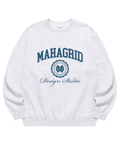 mahagrid/マハグリッド』AUTHENTIC SWEATSHIRT/カレッジロゴ ロング