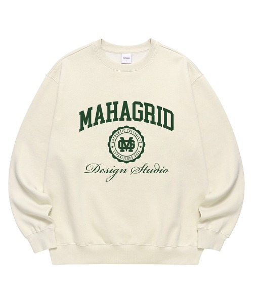 mahagrid/マハグリッド』AUTHENTIC SWEATSHIRT/カレッジロゴ ロング