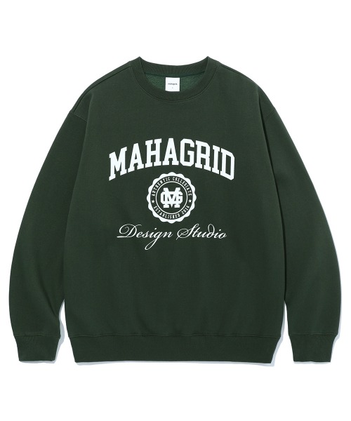 mahagrid/マハグリッド』AUTHENTIC SWEATSHIRT/カレッジロゴ