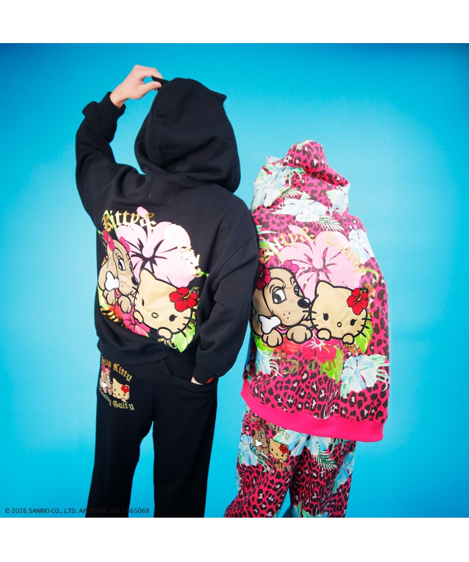 美品　GALFY ガルフィー　メッシュパーカー 半袖　サイズフリー　赤白 GALFY×KITTY-仲子パーカー – JACKROSE