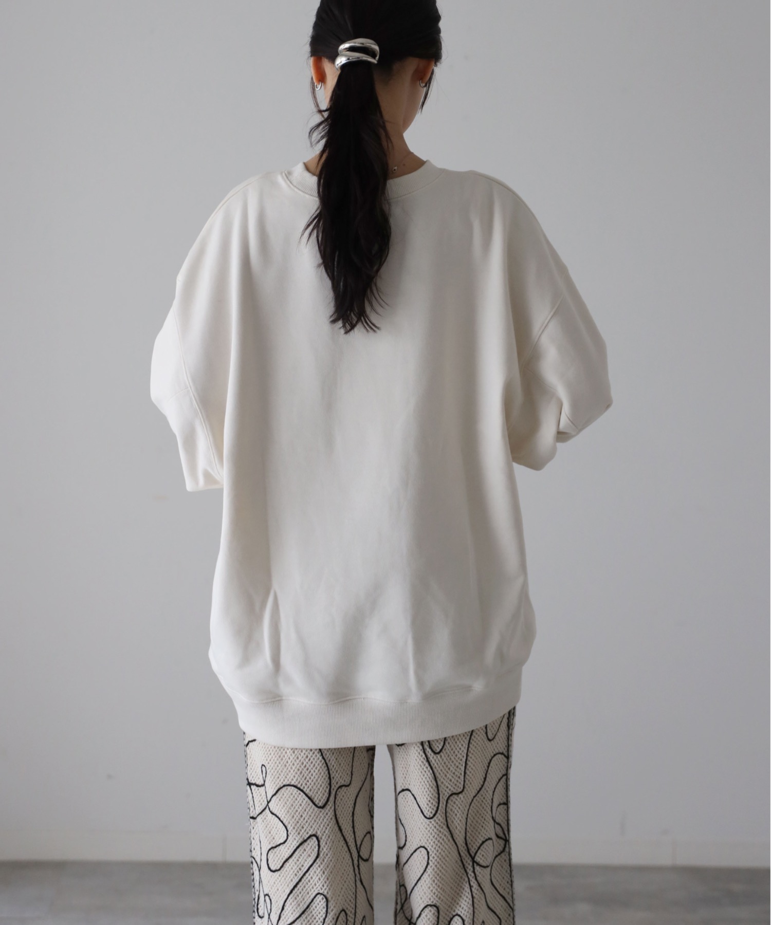model：164cm. 着用サイズ：FREE