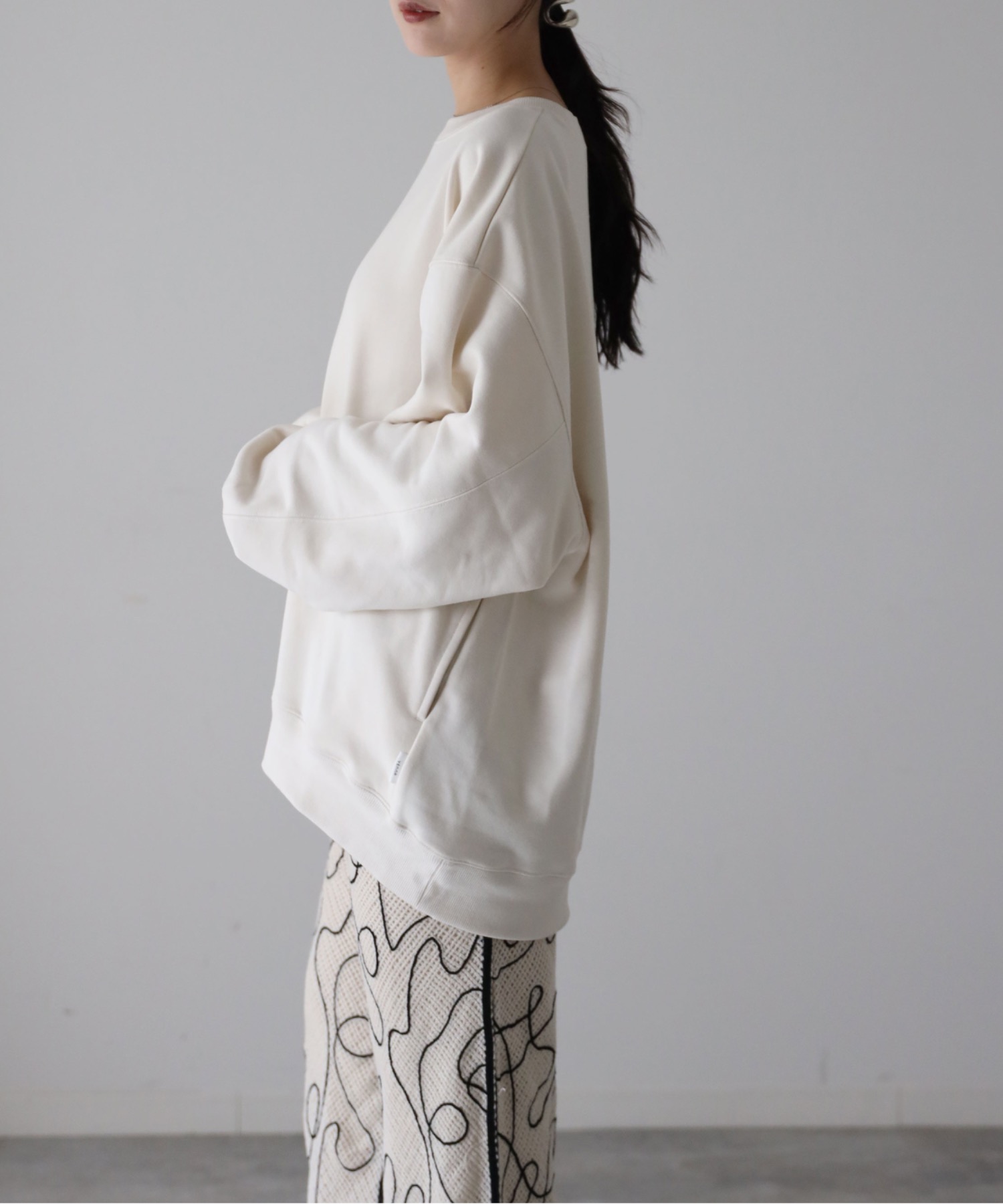 model：164cm. 着用サイズ：FREE
