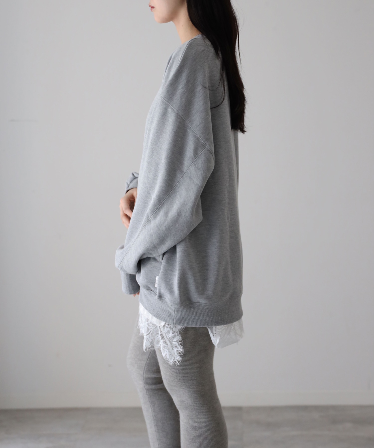 model：164cm. 着用サイズ：FREE