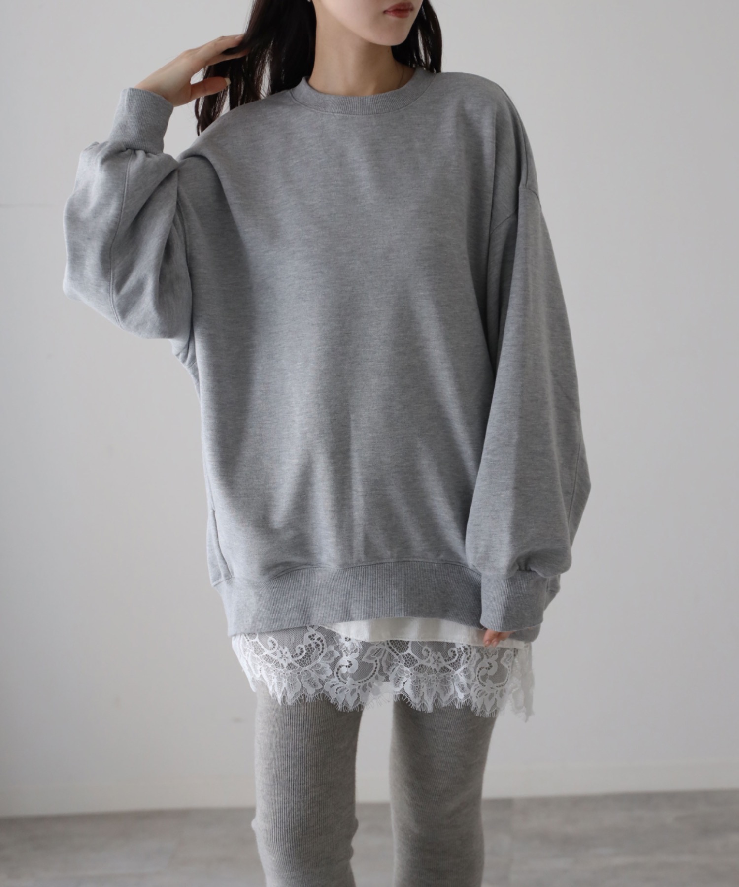 model：164cm. 着用サイズ：FREE